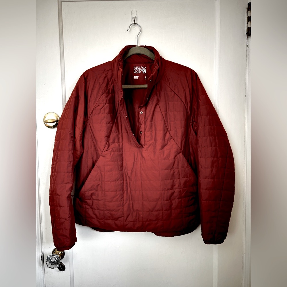 Women’s Mountain Hardware quarter snap puffy jacket